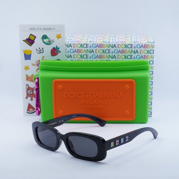 🕶️ New Dolce & Gabbana Kids DX6006U 501/87 Sunglasses -Black Frame, Grey Lenses - Picture 10 of 10